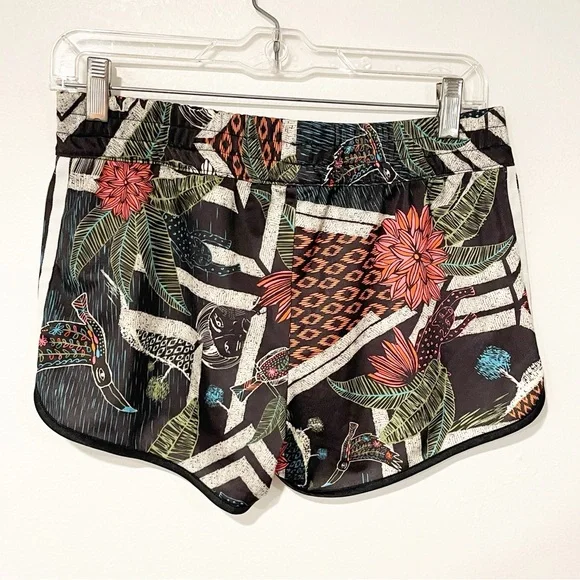 Adidas Farm Size Small XiloFloresta Print Shorts Jungle Animal 3 Stripes - Picture 5 of 5